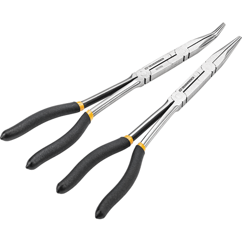 GEARWRENCH 2 Pc. Double-X™ Straight and 45° Plier Set