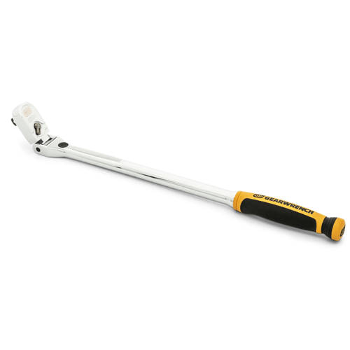 GEARWRENCH 3/8" Drive 120XP Dual Material Handle Locking Flex Head Ratchet 15.5"