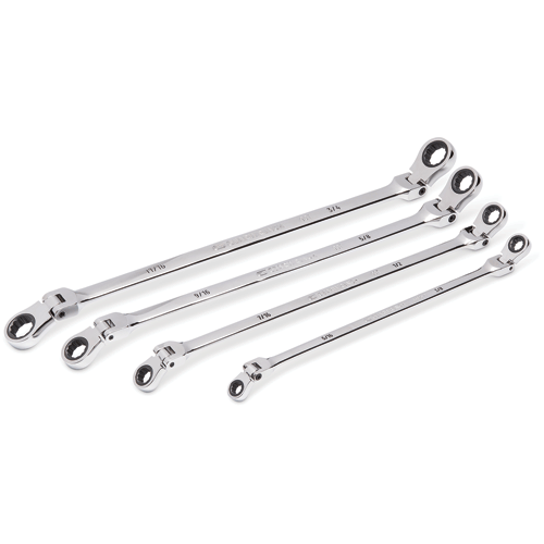 GEARWRENCH 90T Double Flex GearBox Set, 4 Pc. SAE 5/16"-3/4"