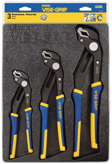 IRWIN 3 Pc. GrooveLock Pliers Set